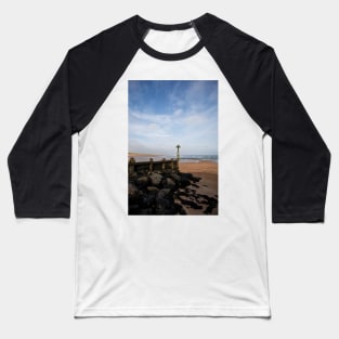 Seaton Sluice Sea defences Baseball T-Shirt